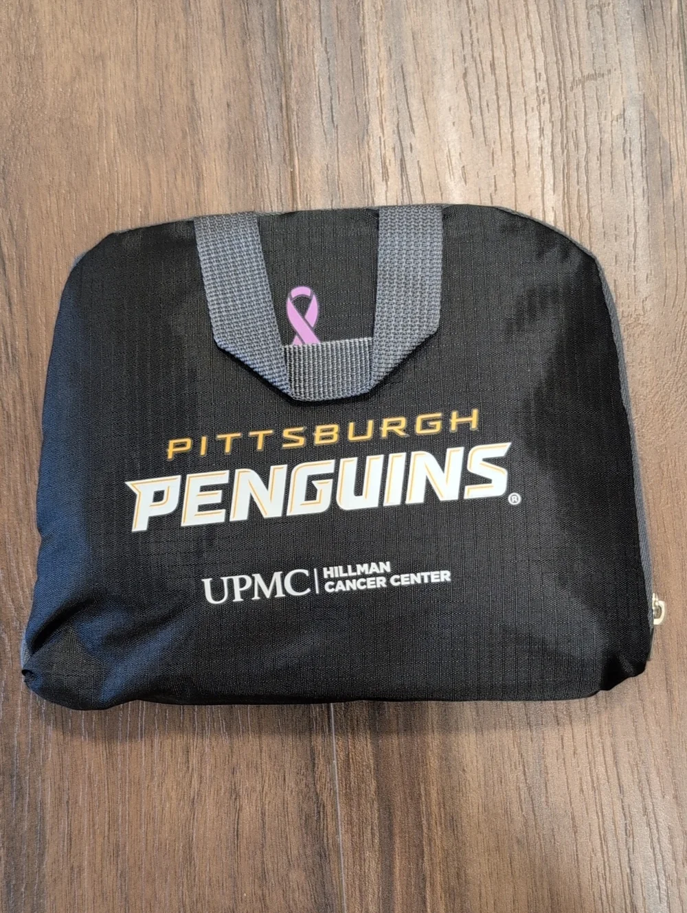 Pittsburgh Penguins Hockey Black Tote Back Pack Bag